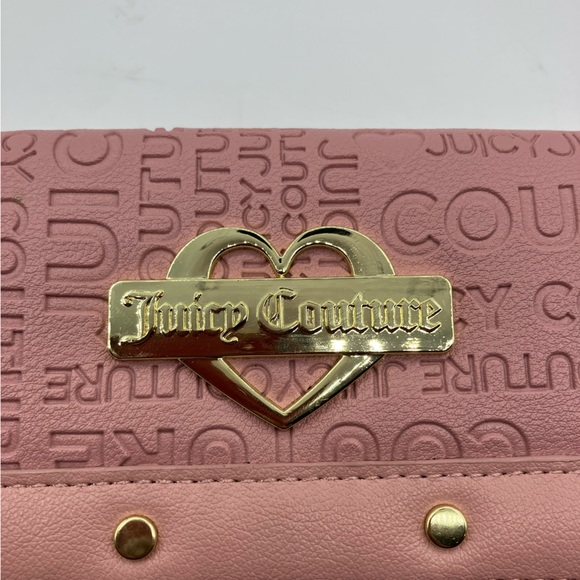 Juicy Couture Pink Embossed Bifold Long Wallet - Picture 3 of 11